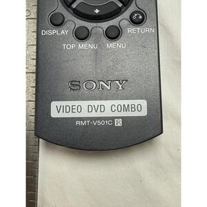 Sony Remote Control  Black RMT-V501C Video DVD Combo VCR OEM Replacement